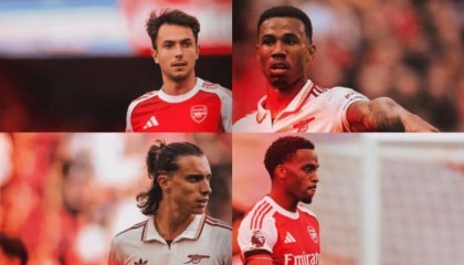 阿森纳8月最佳球员候选：廷伯、加布、卡拉菲奥里以及苏维门迪